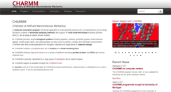 Desktop Screenshot of charmm.org