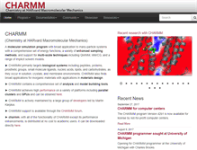 Tablet Screenshot of charmm.org